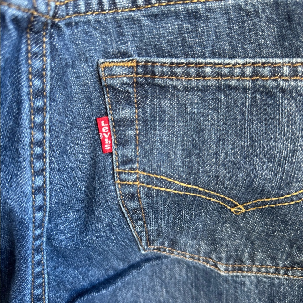 NWOT Levi's Men Straight Blue Jeans | 9H - Picture 5 of 7